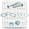 Boltsandnuts.Com Inch Grade 5 Hex Cap Screws, Hex Nuts, Flat & Lock Washers - 334 PCS Assortment Kit #174 - alternate 1